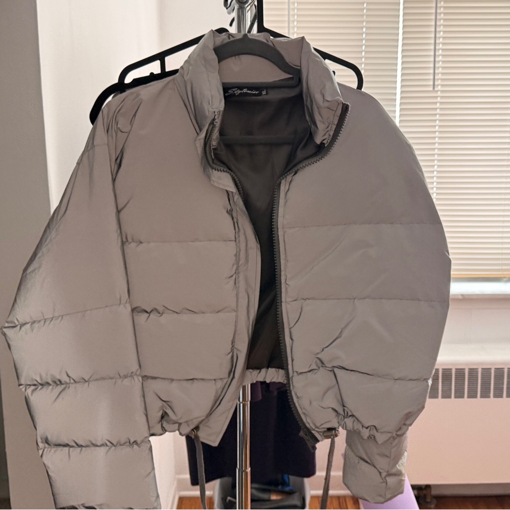 Gray Puffer Jacket